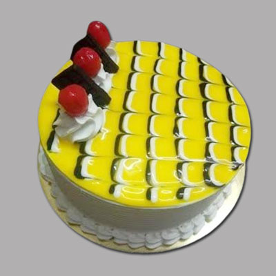 "Round shape Pineapple cake 1 kg - Click here to View more details about this Product